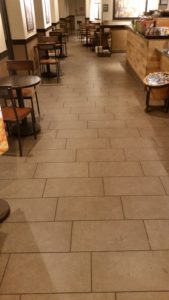 Natural stone cleaning Starbucks Timonium, MD by CLEAN Choice Cleanin g & Restoration Baltimore, MD