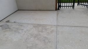 Concrete patio cleaning by CLEAN Choice Maryland