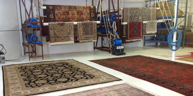 CLEAN Choice's rug cleaning facility